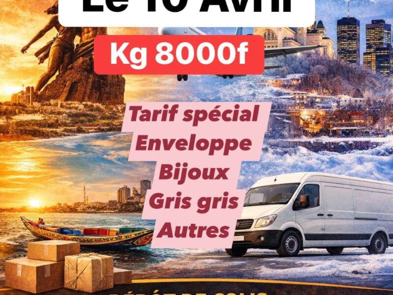 DIDI GP CARGO SENEGAL-CANADA(DAKAR-MONTREAL)