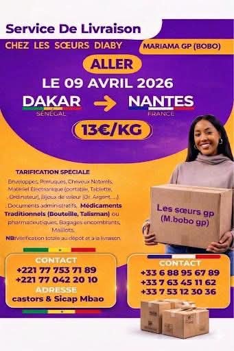 MARIAMA GP SENEGAL-FRANCE(DAKAR-NANTES)