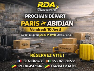 RDA SERVICES EXPRESS FRANCE-COTE D'IVOIRE(PARIS-ABIDJAN)