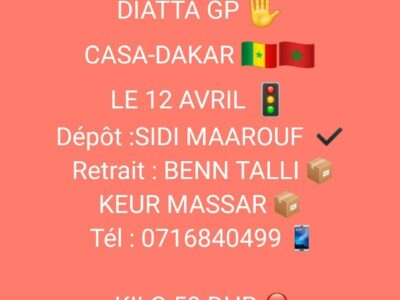DIATTA GP MAROC-SENEGAL(CASA-DAKAR)
