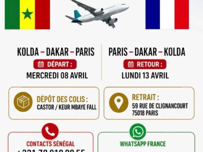 FATIMA GP FRANCE-SENEGAL(PARIS-DAKAR-KOLDA)