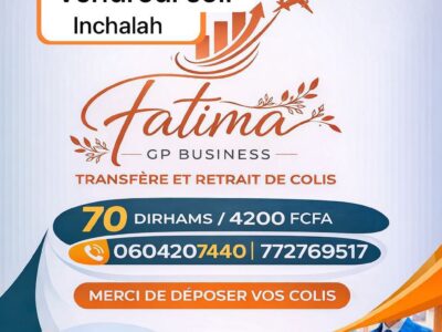 FATIMA GP BUSINESS SENEGAL-MAROC(DAKAR-CASABLANCA)
