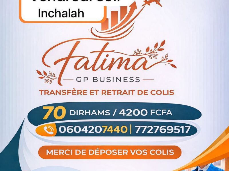 FATIMA GP BUSINESS SENEGAL-MAROC(DAKAR-CASABLANCA)